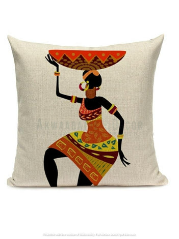 African Throw Pillow Covers