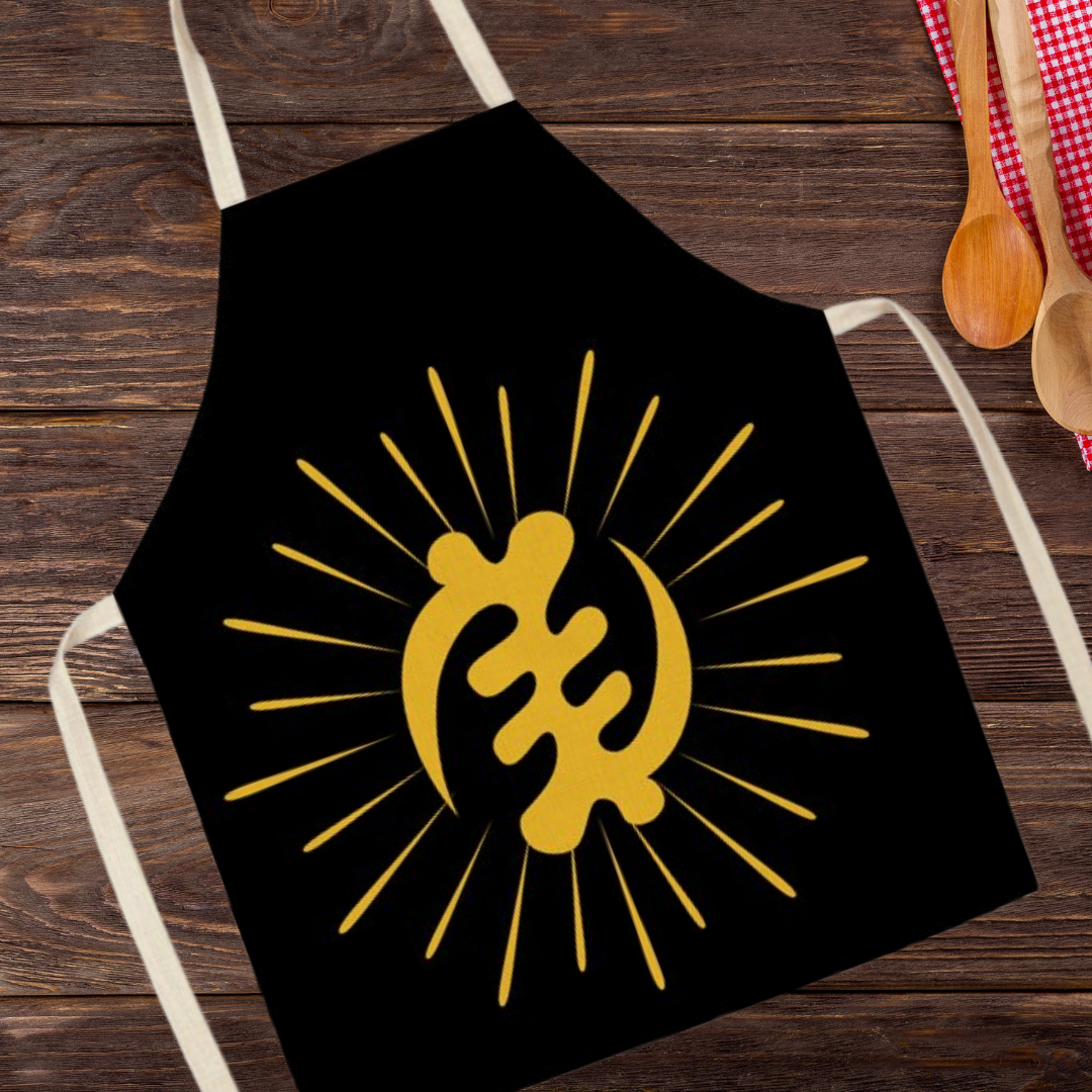 Adinkra Aprons - AkwaabaFie Decor