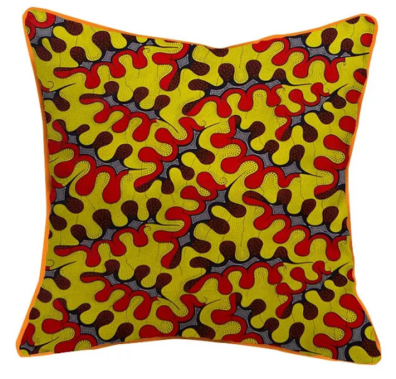 Handmade African Wax Print/ Ankara Throw Pillow Covers - AkwaabaFie Decor